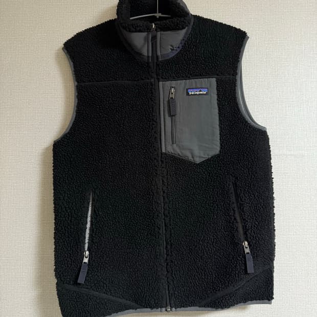 파타고니아 레트로X 플리스 집업 베스트 블랙  남여공용 