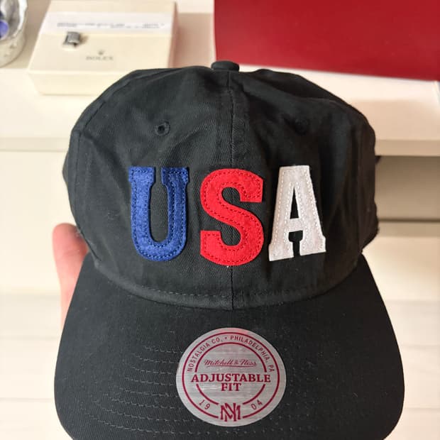 미첼 앤 네스 usa 모자