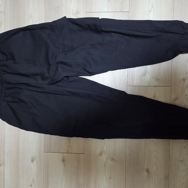 세븐셀라 블랙 카고 조거팬츠 32사이즈 판매