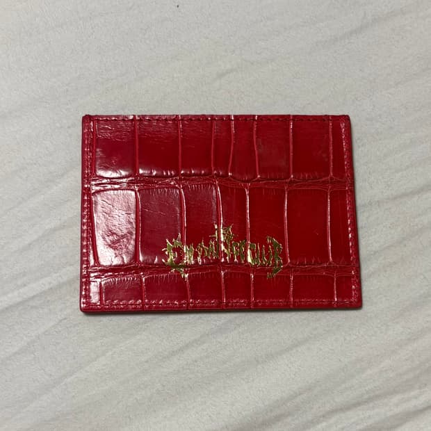 에모스탠스클럽 카드지갑 레드