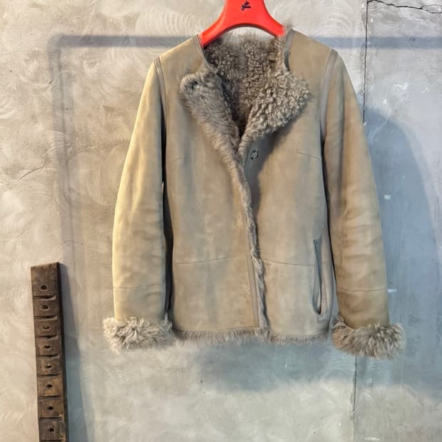 이브 살로몬 시어링 레더 자켓 55~66