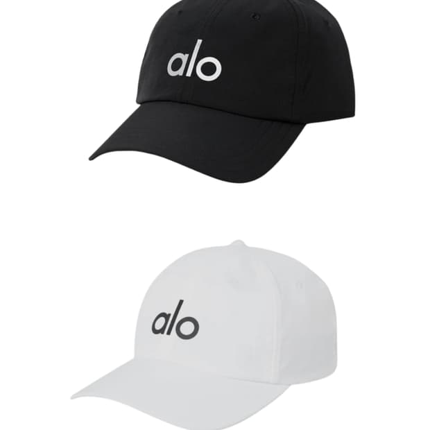 (미사용)알로 요가 퍼포먼스 오프 듀티 캡 화이트 2컬러