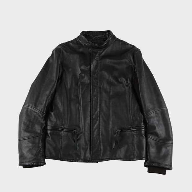 [L] 빈티지 양가죽 싱글 라이더 자켓