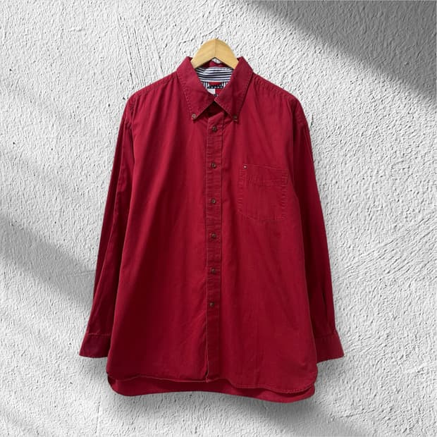 (2XL)타미 포켓 셔츠-Y371