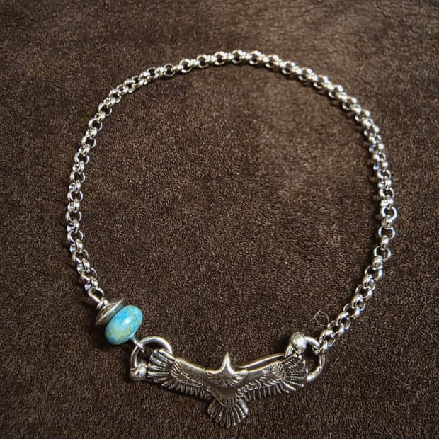 Eagle sky silver925 point bracelet