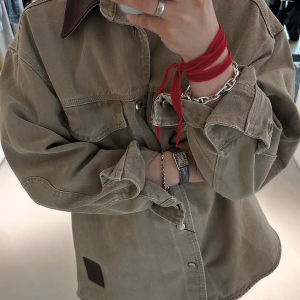 25fw 우영미 데님 자켓