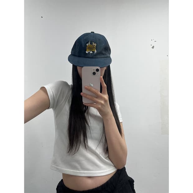 빈티지 핸드메이드 육패널캡모자
