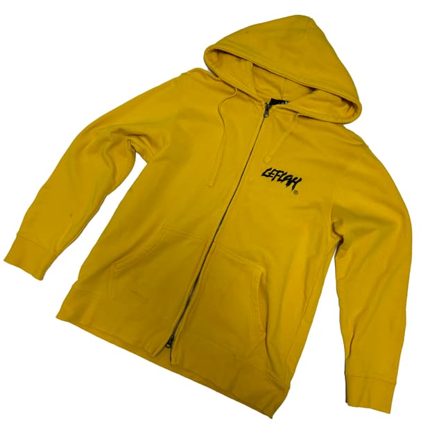 레플라(LEFLAH) 크로스 그래픽 후드 집업