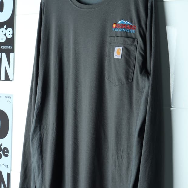 (L-2XL) 칼하트 긴팔티셔츠 USA 워크 자수 기능성-H35997