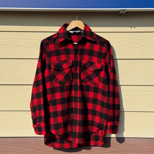 90s 울리치 버팔로 체크 워크셔츠