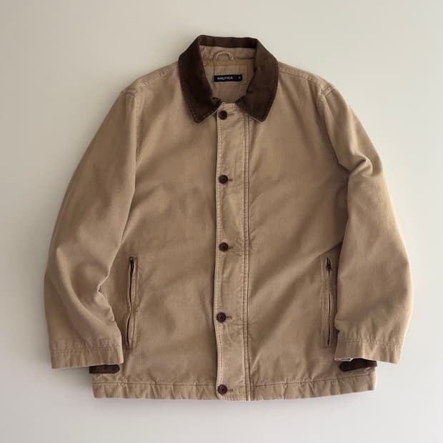 노티카 코듀로이 카라 자켓 XL