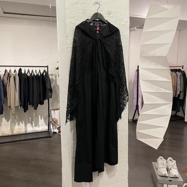 요지야마모토 레이스 레이어드 원피스