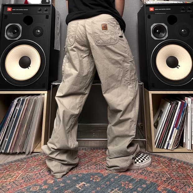 칼하트 가죽탭 싱글니카펜터 팬츠