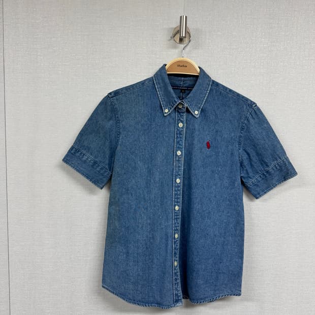폴로 랄프로렌 데님 반팔 셔츠