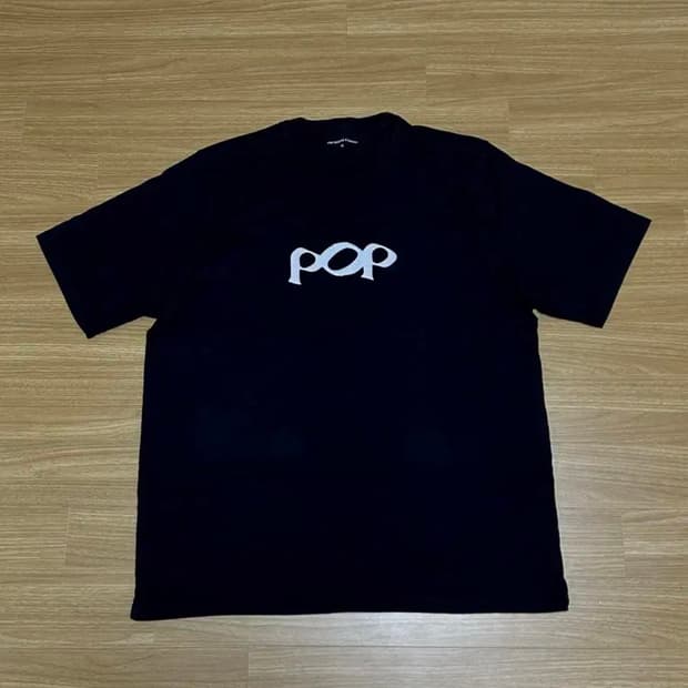 팝 트레이딩 컴퍼니 반팔 BOB T-SHIRT black XL