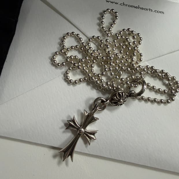 크롬하츠 원볼 타이니 크로스 볼체인 30인치 목걸이