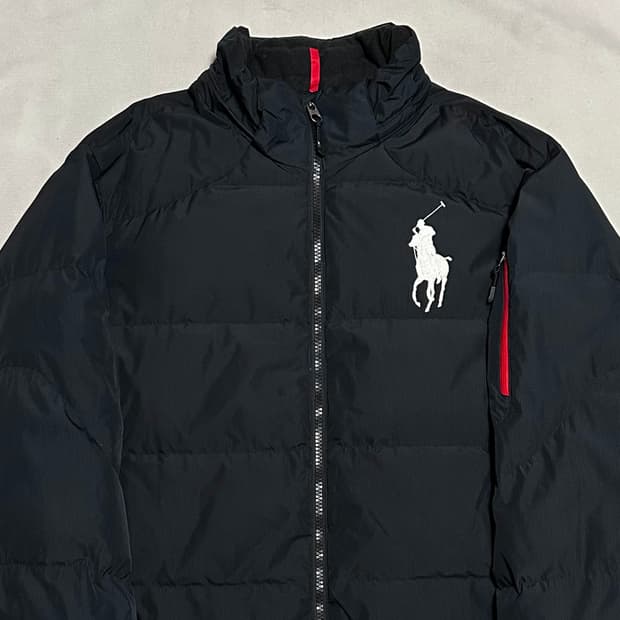 XL 폴로랄프로렌 빅포니 블랙 덕다운 푸퍼 패딩