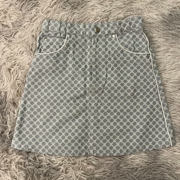 셀린느 키즈 데님 스커트 치마 120