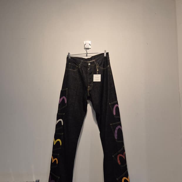 Evisu multi pocket jeans