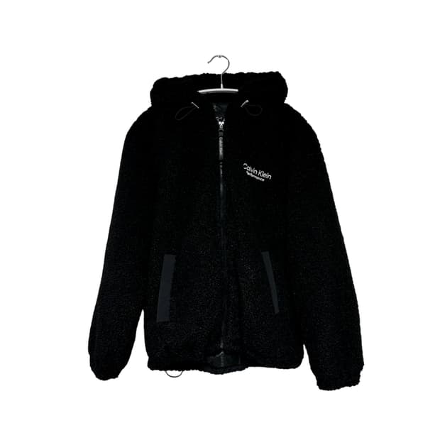 캘빈클라인 플리스 후드 패딩