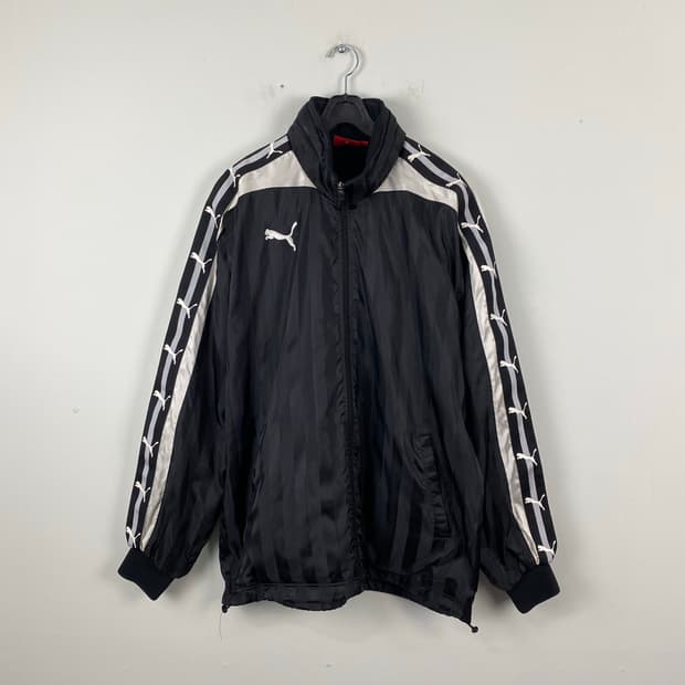 푸마 퓨마 재팬 사이드로고 바람막이 트랙자켓 M