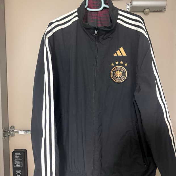 아디다스 독일 앤섬자켓 바람막이 리버시블