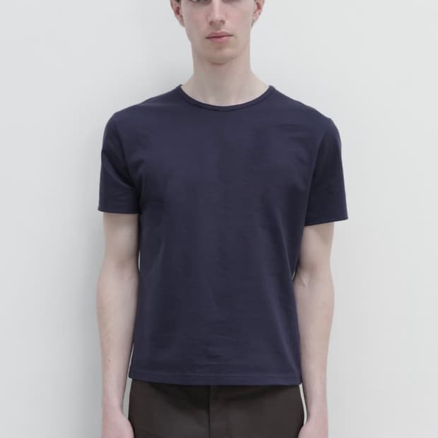(48 구매) les pin t-shirt 퍼플 블루 48사이즈