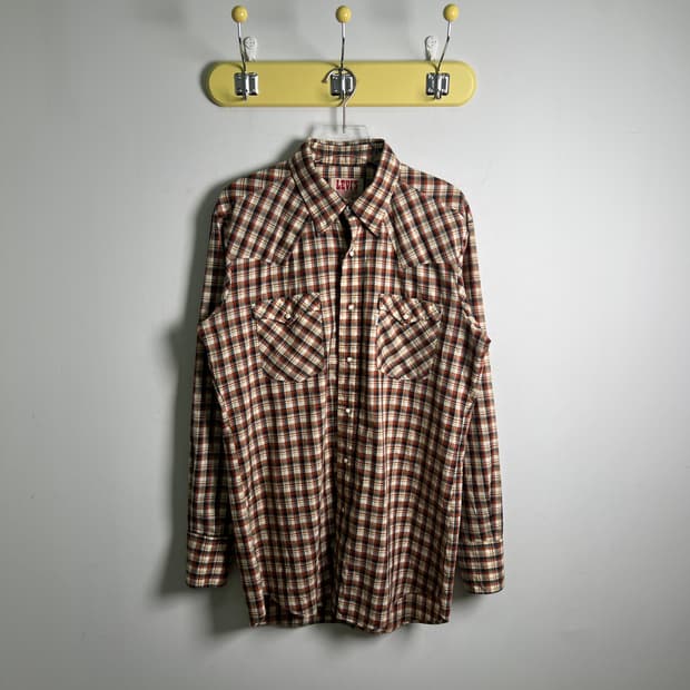 리바이스 빈티지 체크 웨스턴 셔츠 XL