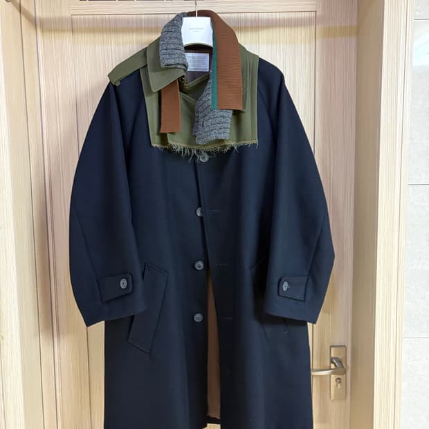 kolor 21fw 도킹 코트