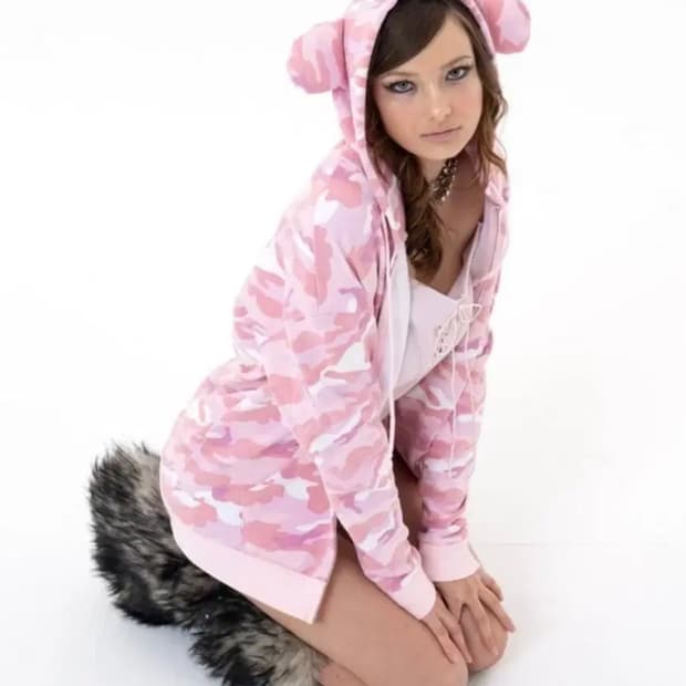 구해요) 베이비메탈클럽 베메클 베어 갸루 후드집업