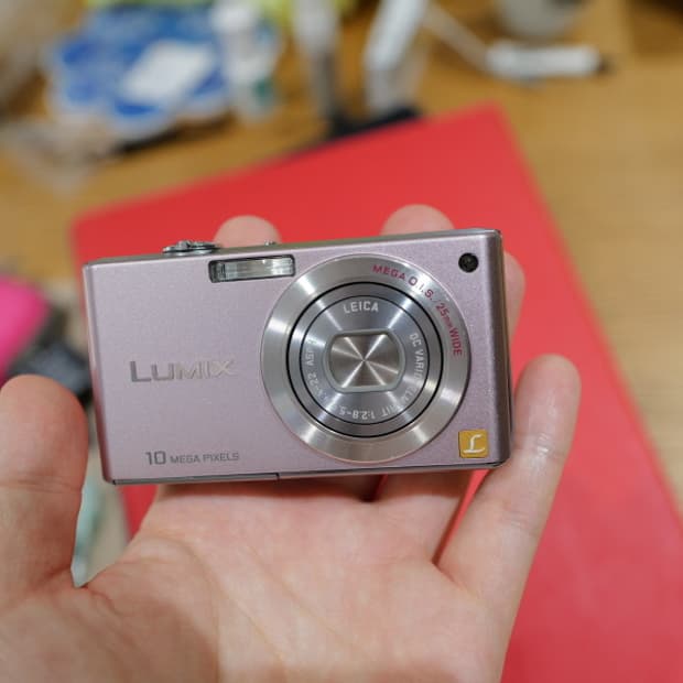 파나소닉 DMC-FX37 쿨핑크 빈티지디카 (Leica C-LUX 3)