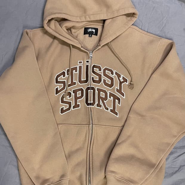 스투시 스포츠 후드집업