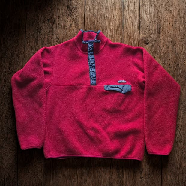 (M)파타고니아 90s 자메이카 레드 신칠라 플리스