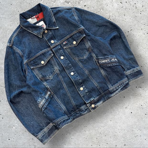[M] 타미진스 데님 트러커 자켓 청자켓 C989