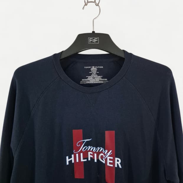 [110]타미힐피거 빅로고 맨투맨