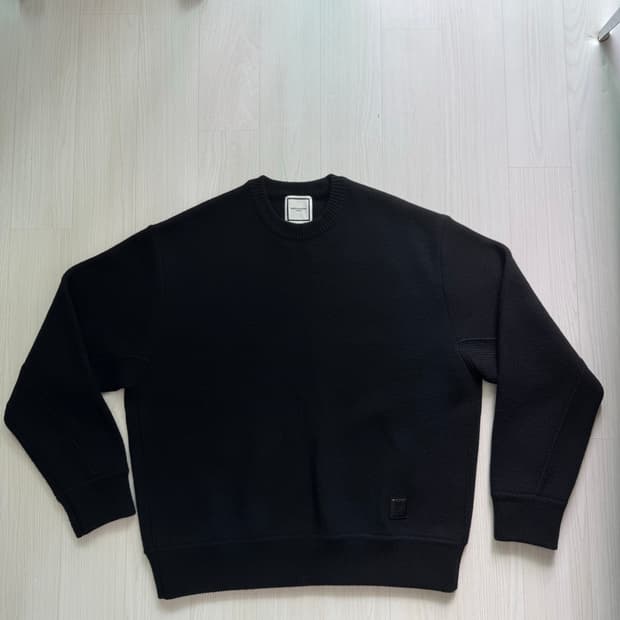 우영미 24fw 라운드넥 스웨터 블랙 48