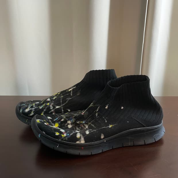 Maison margiela painting socks runner