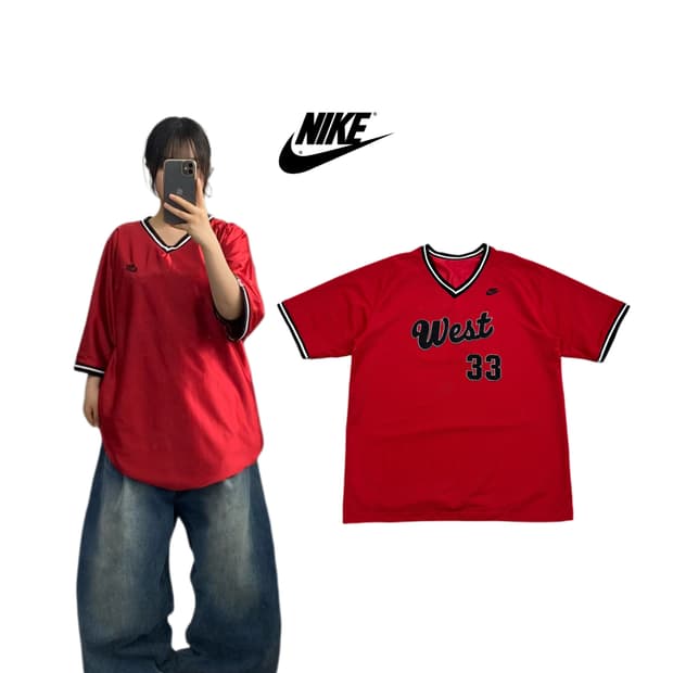 나이키 WEST 33 리버시블 유니폼 반팔 져지