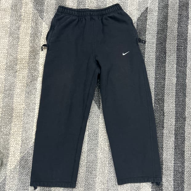 나이키 스우시 오픈 햄 플리스 팬츠 m