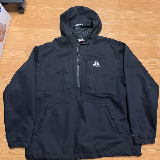 XL 슈프림 나이키 데님 풀오버 블랙