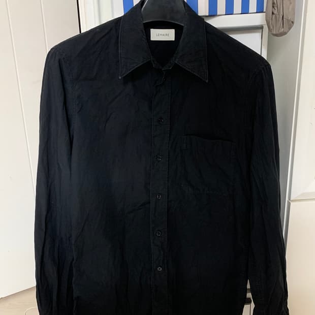 (S) 르메르 21ss 레귤러 셔츠 블랙