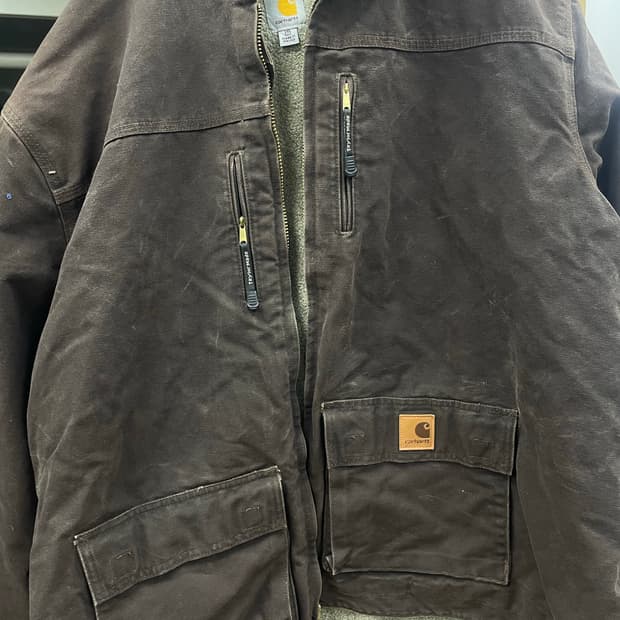 칼하트 워크 후드 자켓
