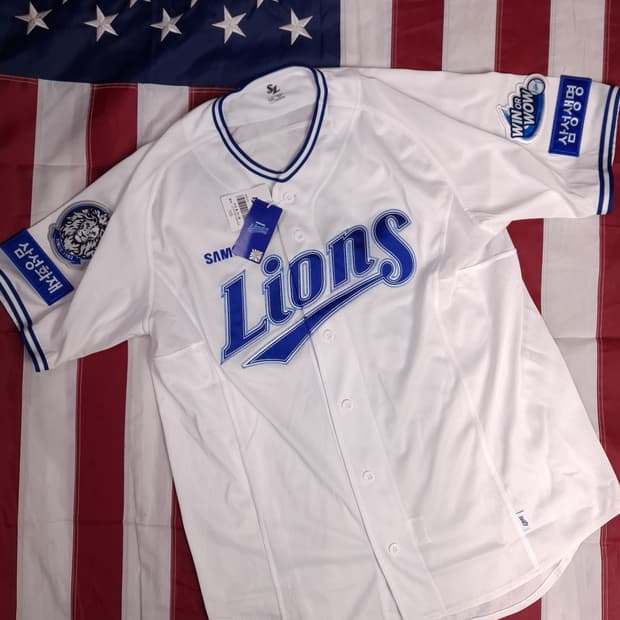 택새제품 오리지날 삼성라이온즈 프로페셔널 홈 유니폼
