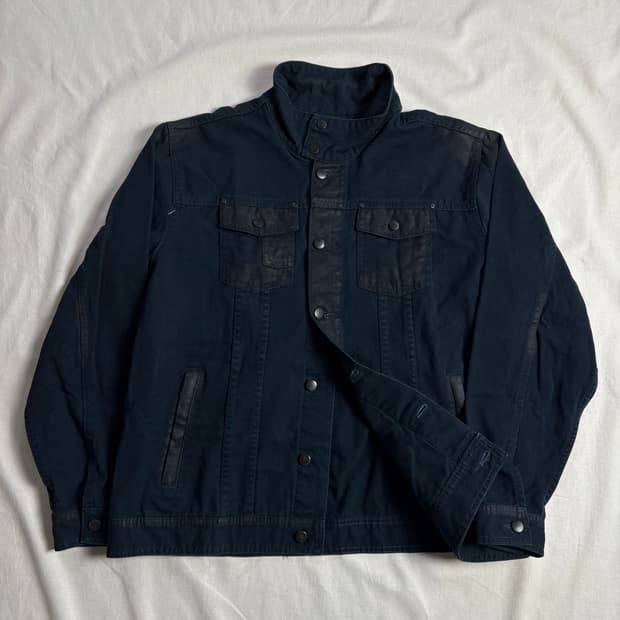 Harley Davidson 할리데이비슨 피스쳐 데님 바이커 자켓 2XL