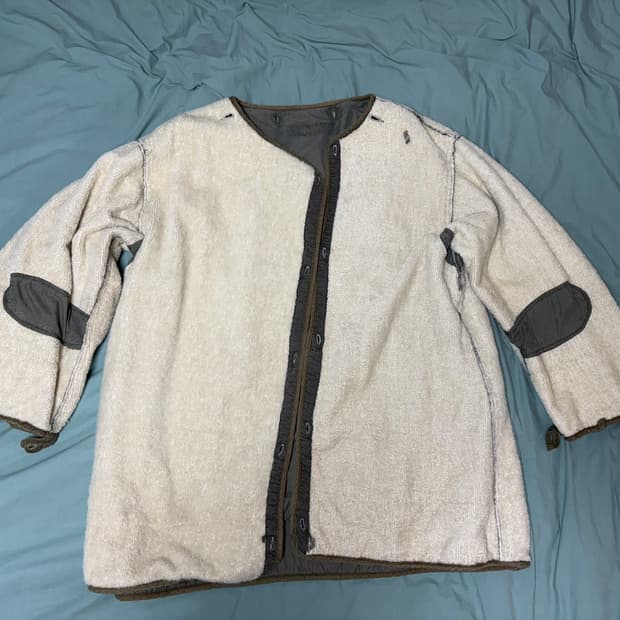 미군 오리지널 m51 피쉬테일 개파카 타월 내피