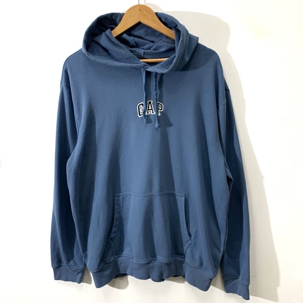 갭 센터로고 오버사이즈 후드티