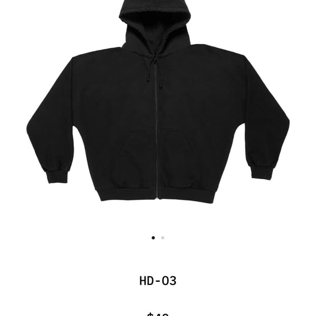 [3] yeezy HD-03 (BLACK)