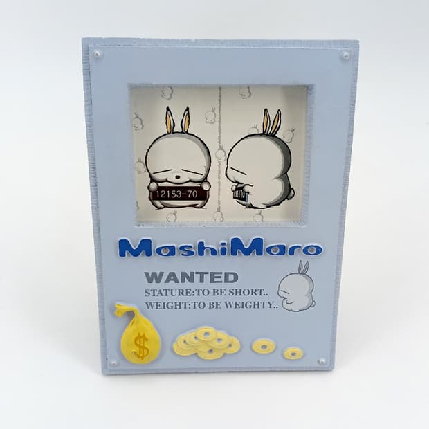 마시마로 토끼 캐릭터 도자기 액자 고전문구