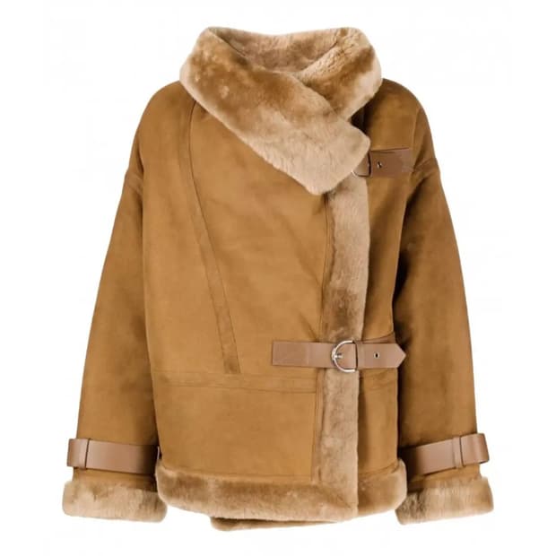 새상품 쇼디치 스키 클럽 양털 시어링 무스탕(233만원/국내매장판)