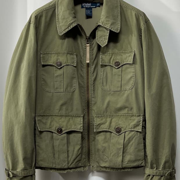 폴로 랄프로렌 올리브 버팔로 사파리 유틸리티 필드자켓